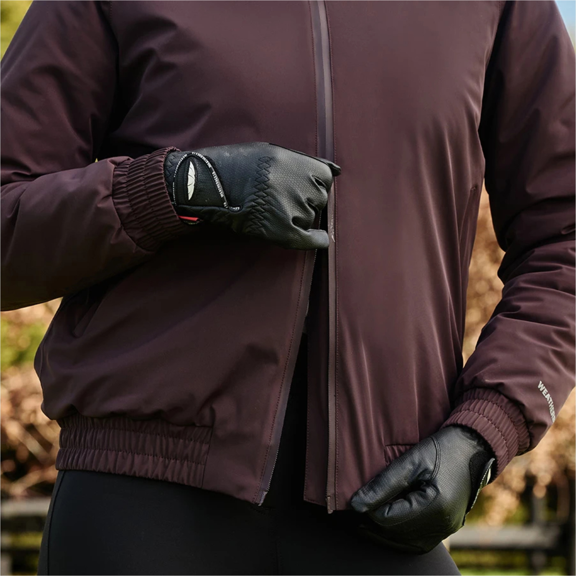 2026 WeatherBeeta Femmes Imperméable Isolée Veste D'Équipe 1031372 - Blackberry